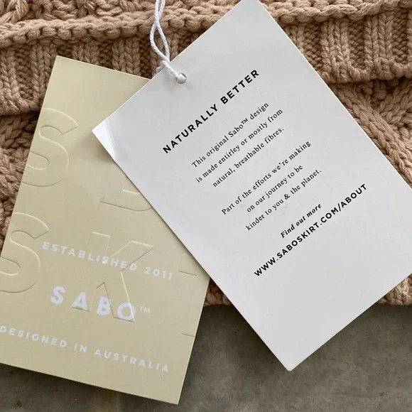 SABO SKIRT. New With Tags. Venti Knit Top. Size Small - Picture 7 of 8